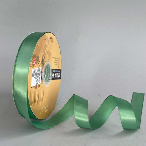 Лента атлас Ding Xin 2.5 см * 90 м - #1092 Зеленый Морской